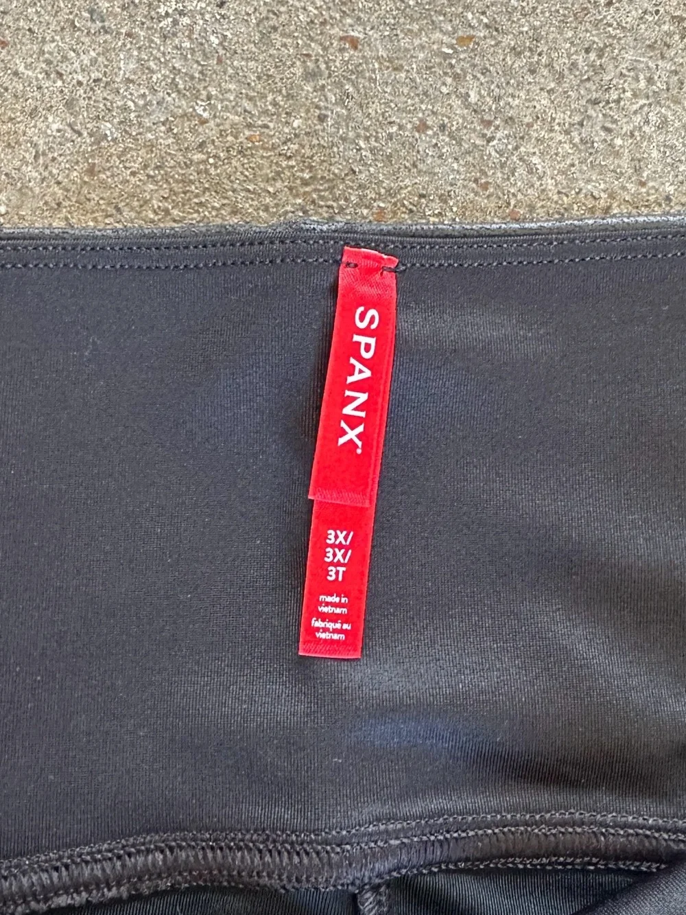 NWT Spanx Black Shimmer Leggings in Black Size 3X Athleisure Shiny High Waisted